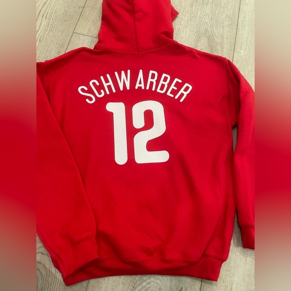 Unisex NEW Custom Made Phillies Hoodie Sweatshirt Custom Player - Picture 2 of 2